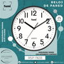 SAMI Reloj de Pared HQ Taiwan Red, Diámetro 30 cm, Negro