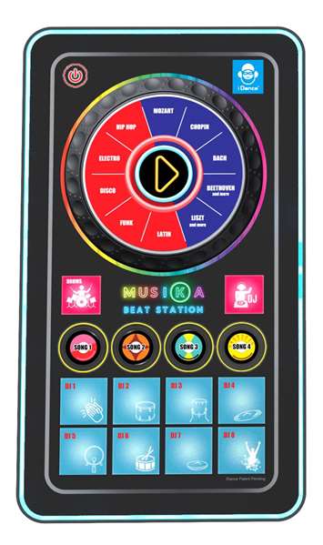 iDance Mesa de Mezclas Portátil en Forma de Tablet para DJ, Incluye Sonidos y Luces, Dimensiones 2.2 x 24.5 x 14 cm, Color Negro, Inglés iDance Mesa de Mezclas Portátil en Forma de Tablet para DJ, Incluye Sonidos y Luces, Dimensiones 2.2 x 24.5 x 14 cm, Color Negro, Inglés