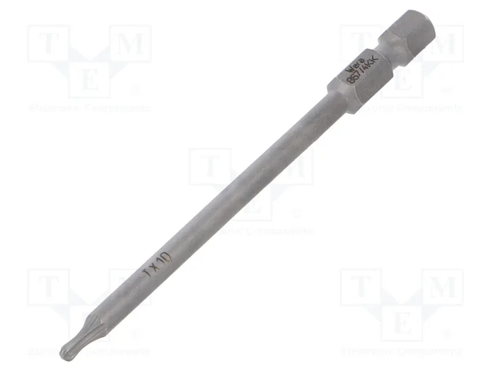 WERA Punta de destornillador Torx® TX10 esférica 89 mm WERA Punta de destornillador Torx® TX10 esférica 89 mm