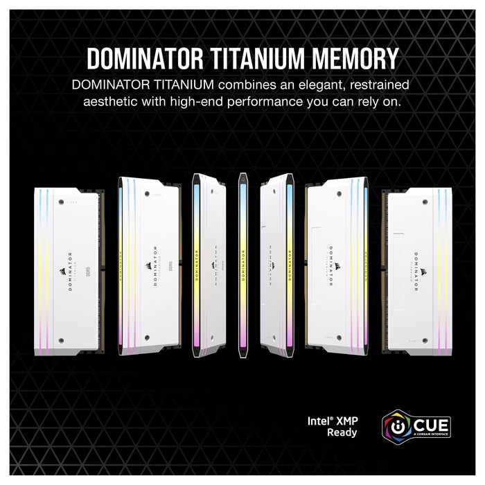 Corsair Dominator Titanium RGB CMP64GX5M4B6000C36W KIT 64GB (4x16GB) DDR5 6000MHz CL36 DIMM 288-pin