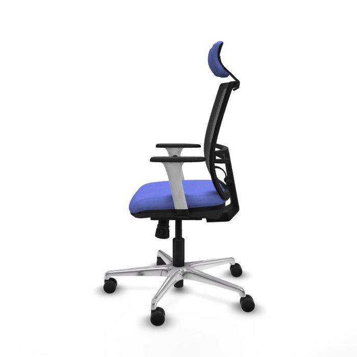 PIQUERAS Y CRESPO Silla de oficina Yunquera con mecanismo Sincro Azul claro y Negro PIQUERAS Y CRESPO Silla de oficina Yunquera con mecanismo Sincro Azul claro y Negro