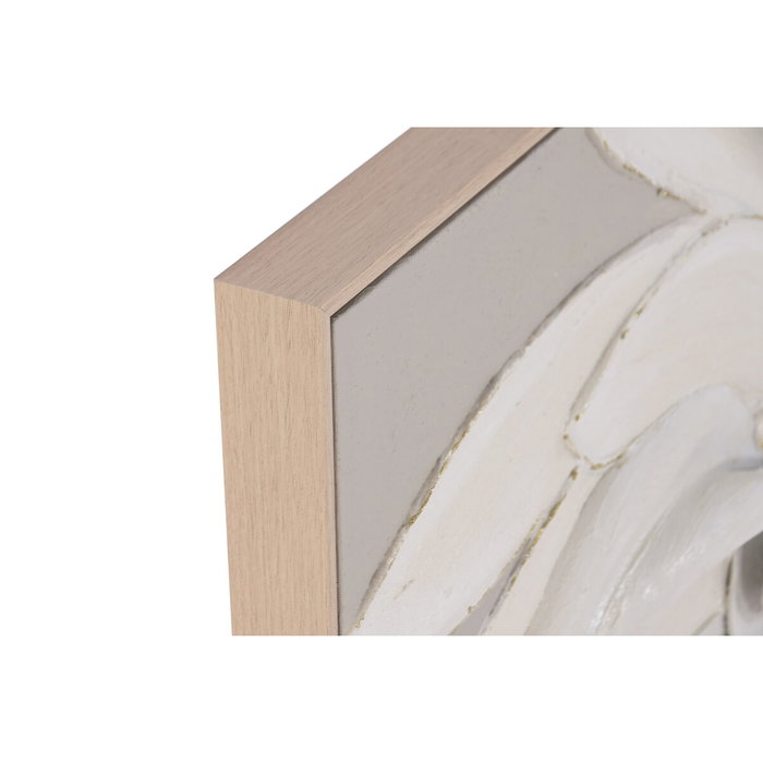 DKD Home Decor Cuadro Lienzo Flor Surtido de 2 Piezas 122x82x4,5 cm, Blanco y Beige DKD Home Decor Cuadro Lienzo Flor Surtido de 2 Piezas 122x82x4,5 cm, Blanco y Beige