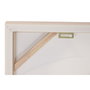 DKD Home Decor Cuadro Lienzo Flor Surtido de 2 Piezas 122x82x4,5 cm, Blanco y Beige