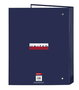 Carpeta de anillas Benetton Varsity Azul marino A4 26.5 x 33 x 4 cm