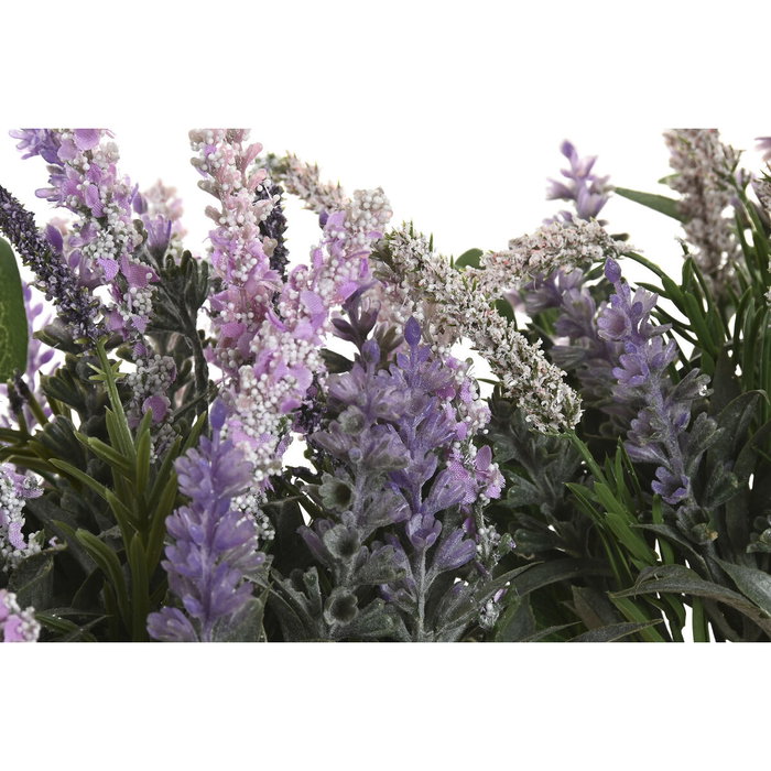 DKD Home Decor Planta de Lavanda en Cerámica y PE, Surtido de 2 Unidades