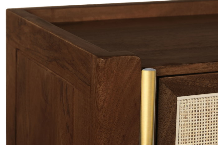 DKD Home Decor Buffet Mango y Fibra Sixti Bala Natural