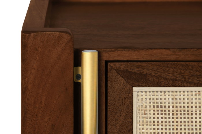 DKD Home Decor Buffet Mango y Fibra Sixti Bala Natural