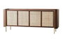 DKD Home Decor Buffet Mango y Fibra Sixti Bala Natural