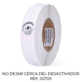 Checkpoint Etiquetas anti robo 10103110 tamper ø3,3cm imagen candado pack 2000 unidades