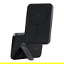 PanzerGlass Empower Bank w. Spin Stand - Banco de Potencia con Cargador Inalámbrico de 15W, 5000mAh, Color Negro Espacial