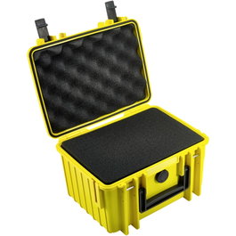 B&W Outdoor Case Type 2000 Amarillo con Inserto de Espuma