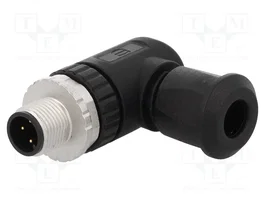 HARTING Conector M12 Macho de 4 Pines Angular 90°