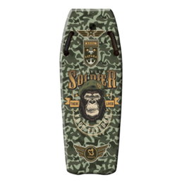 Tabla de Surf EPS Con Asas Diseño Mono 104 cm Retractil Piscina y Playa MARBUENO SUMMER 10077MONO