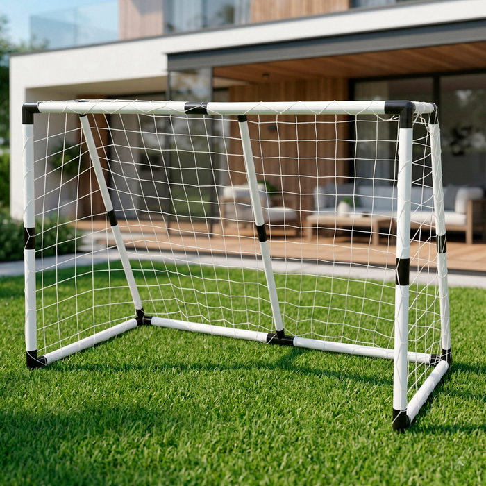 CB Sports Portería de fútbol para niños con pelota e hinchador