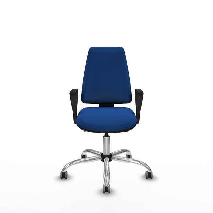 PIQUERAS Y CRESPO Silla de oficina Elche Azul con mecanismo Asincro