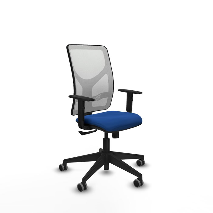 PIQUERAS Y CRESPO Silla de oficina Motilla con Mecanismo Sincro, Azul y Blanco PIQUERAS Y CRESPO Silla de oficina Motilla con Mecanismo Sincro, Azul y Blanco