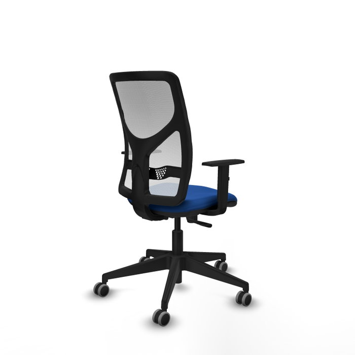 PIQUERAS Y CRESPO Silla de oficina Motilla con Mecanismo Sincro, Azul y Blanco PIQUERAS Y CRESPO Silla de oficina Motilla con Mecanismo Sincro, Azul y Blanco