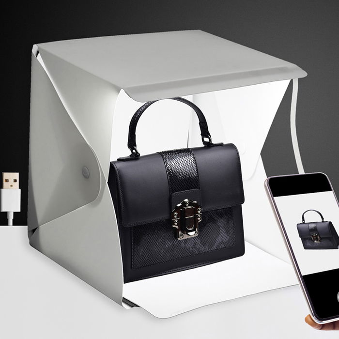 Be Mix Caja de Luz Foto Plegable Estudio 25 cm USB