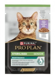 Purina Pro Plan Feline Esterilizado Senior Pavo 26x85g