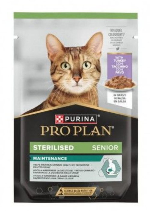 Purina Pro Plan Feline Esterilizado Senior Pavo 26x85g Purina Pro Plan Feline Esterilizado Senior Pavo 26x85g