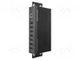 DeLOCK Hub USB 2.0 Industrial con 8 Puertos, Protección ESD 15 kV y Montaje en Carril DIN, Negro