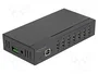 DeLOCK Hub USB 2.0 Industrial con 8 Puertos, Protección ESD 15 kV y Montaje en Carril DIN, Negro