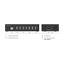 DeLOCK 60687 Hub de interfaz con 8 puertos USB 2.0 Type-A y carcasa de metal
