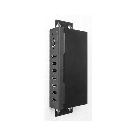 DeLOCK 60687 Hub de interfaz con 8 puertos USB 2.0 Type-A y carcasa de metal