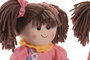 DKD Home Decor Muñeca Kids Rosa Azul 15 x 35 x 24 cm (4 Unidades)