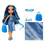 Rainbow High Muñeca de Moda Articulada Skyler (Azul) 27 cm con Bañador y Pareo LIT0035051507307 a partir de 4 años