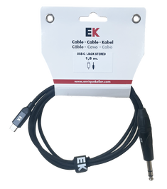 Cable Ek Audio Usb-C Jack Estéreo Macho 1,8 m