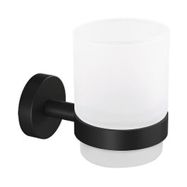 Tesa Portacepillos de dientes MOON BLACK negro y blanco