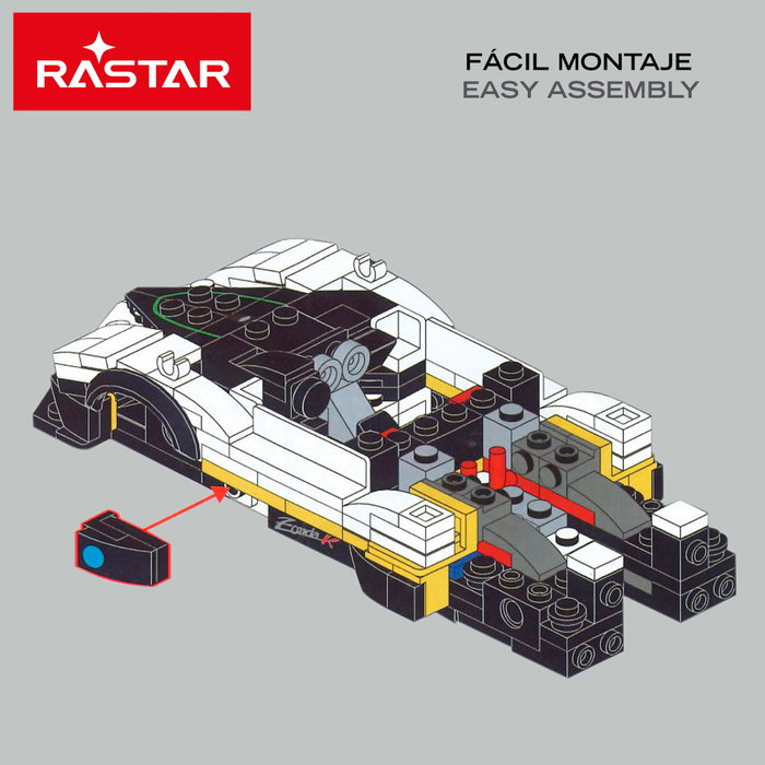 RASTAR Kit de montaje de coche escala 1:28 RASTAR Kit de montaje de coche escala 1:28