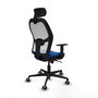 PIQUERAS Y CRESPO Silla de oficina Jorquera Azul y Blanco