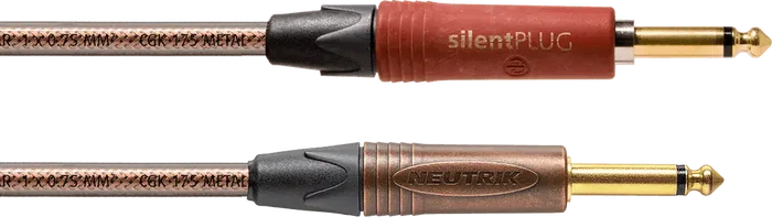 Cordial Cable de Guitarra Jack/Jack Silent Metal - 6M