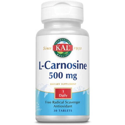 KAL L-Carnosine 30 comprimidos 500 mg