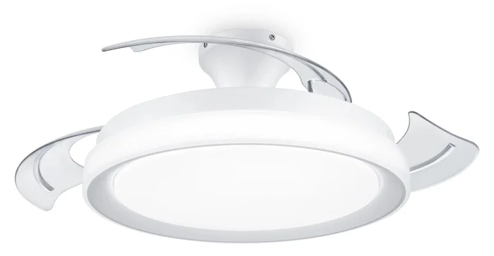 Philips 8720169279087 Ventilador de Techo Retráctil con Luz LED, Blanco, 51 cm, 35W, 3 Temperaturas de Color (2700K/4000K/5500K), Mando a Distancia Philips 8720169279087 Ventilador de Techo Retráctil con Luz LED, Blanco, 51 cm, 35W, 3 Temperaturas de Color (2700K/4000K/5500K), Mando a Distancia