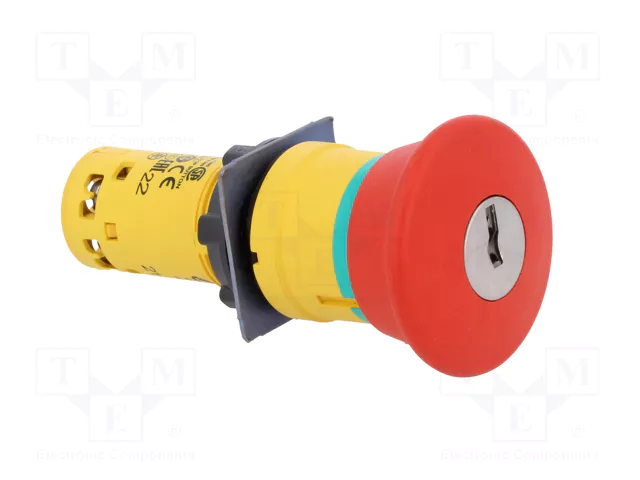 SCHNEIDER ELECTRIC Interruptor de seguridad con llave Harmony XB7 rojo