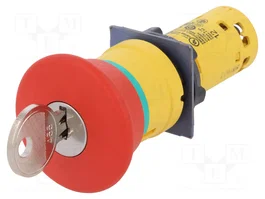 SCHNEIDER ELECTRIC Interruptor de seguridad con llave Harmony XB7 rojo