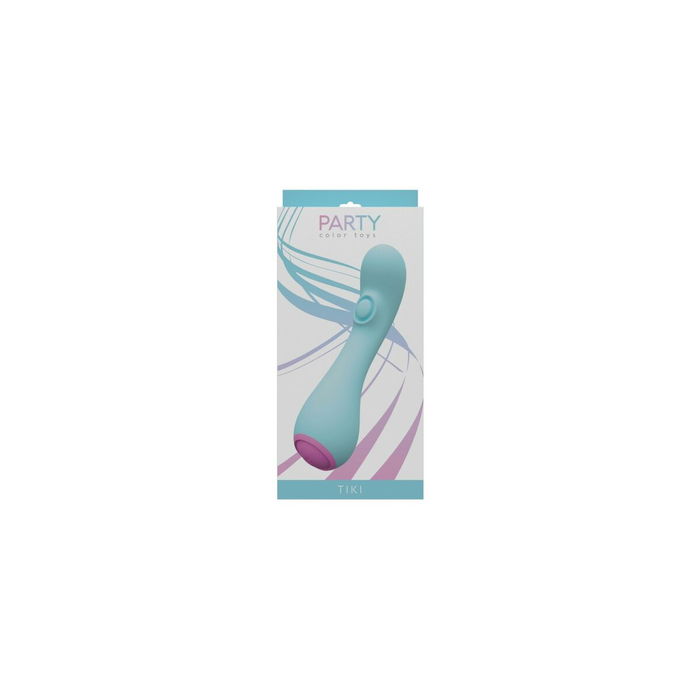 Vibrador Punto G Party Color Toys TIKI Azul