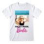 Camiseta de Manga Corta Barbie Vacay Mode Blanco Unisex XXL