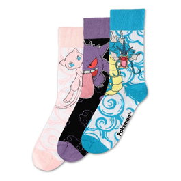 Difuzed Pack de 3 Pares de Calcetines Crew Pokémon 39-42