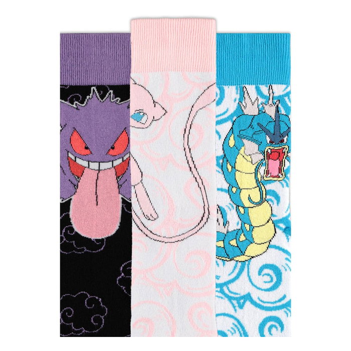 Difuzed Pack de 3 Pares de Calcetines Crew Pokémon 39-42 Difuzed Pack de 3 Pares de Calcetines Crew Pokémon 39-42