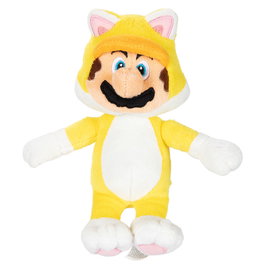 JAKKS PACIFIC Peluche Mario Felino Super Mario Nintendo 18cm