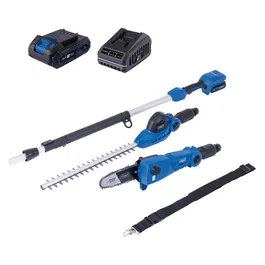 Scheppach C-PHTS410-X Set S Herramienta multifunción inalámbrica 2 en 1 con batería IXES de 20 V y cargador