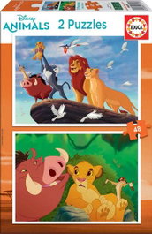 Educa Borras Puzzle El Rey León Disney 2x48 piezas