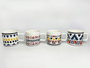 DKD Home Decor Set de Tazas Multicolor Estilo Boho NEW BONE