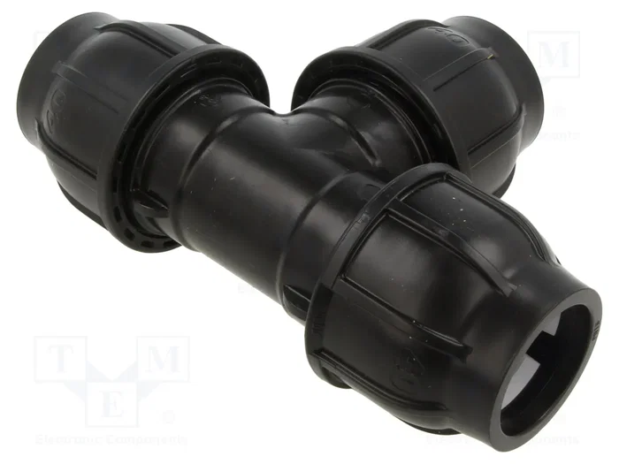 GEBO Conector en T de Apriete para Tuberías PE 40mm