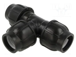 GEBO Conector en T de Apriete para Tuberías PE 40mm