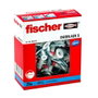 Fischer Taco Duoblade S + Tornillo (Caja 20 Unid.) - Taco Autoperforante para Placas de Yeso de Nylon, Long. Anclaje 44 mm